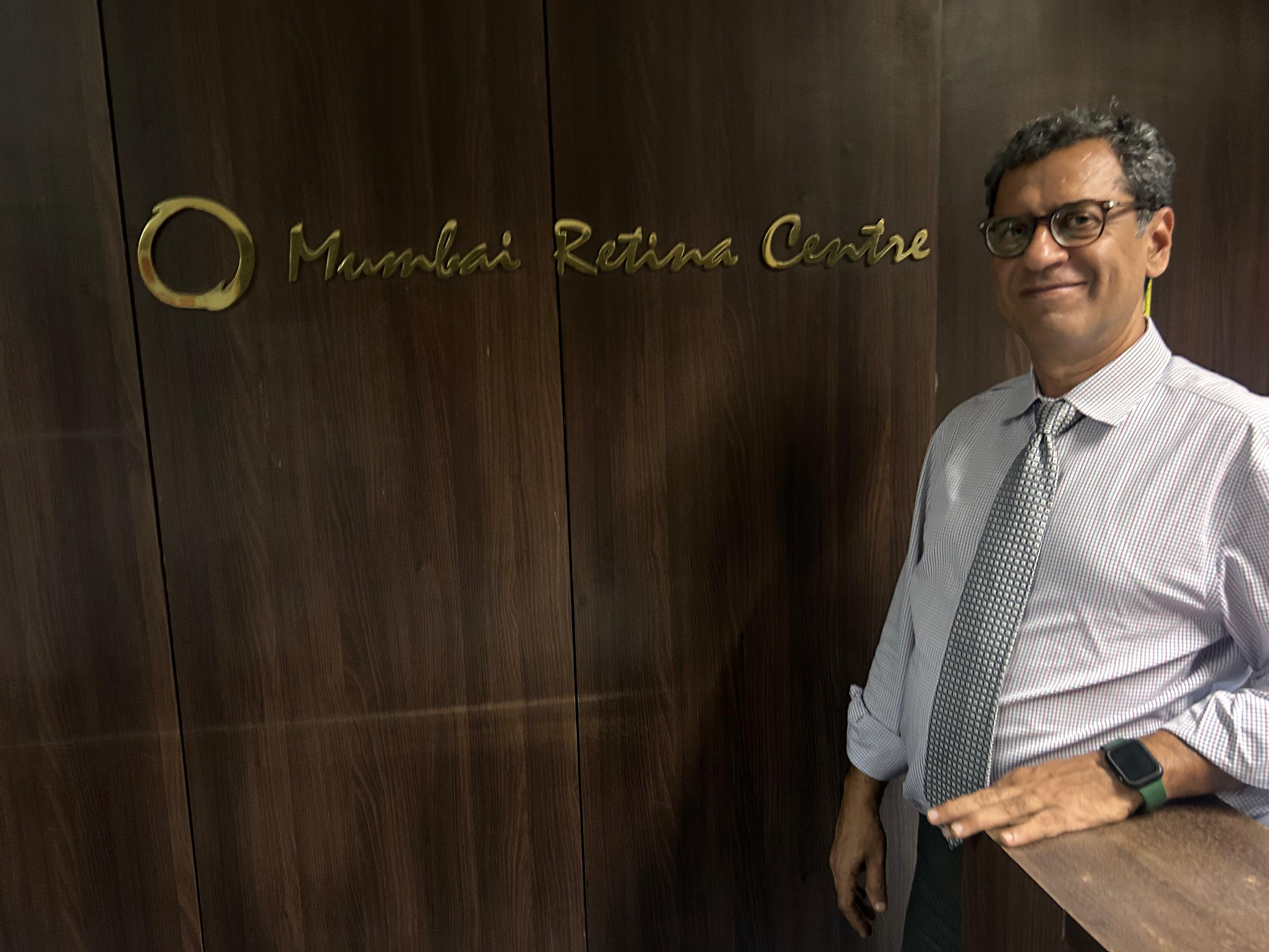 Dr. Dudani at the Centre